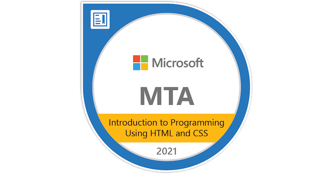 MTA HTML CSS Badge