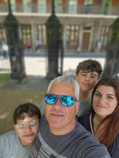 The four of us during a visit to New Orleans just recently.